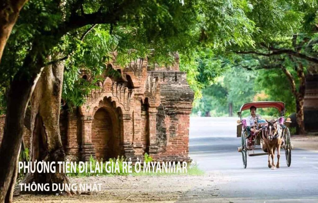 phương tiện đi lại giá rẻ ở myanmar