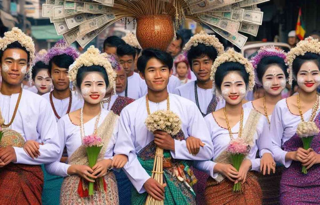 người myanmar bôi gì lên mặt